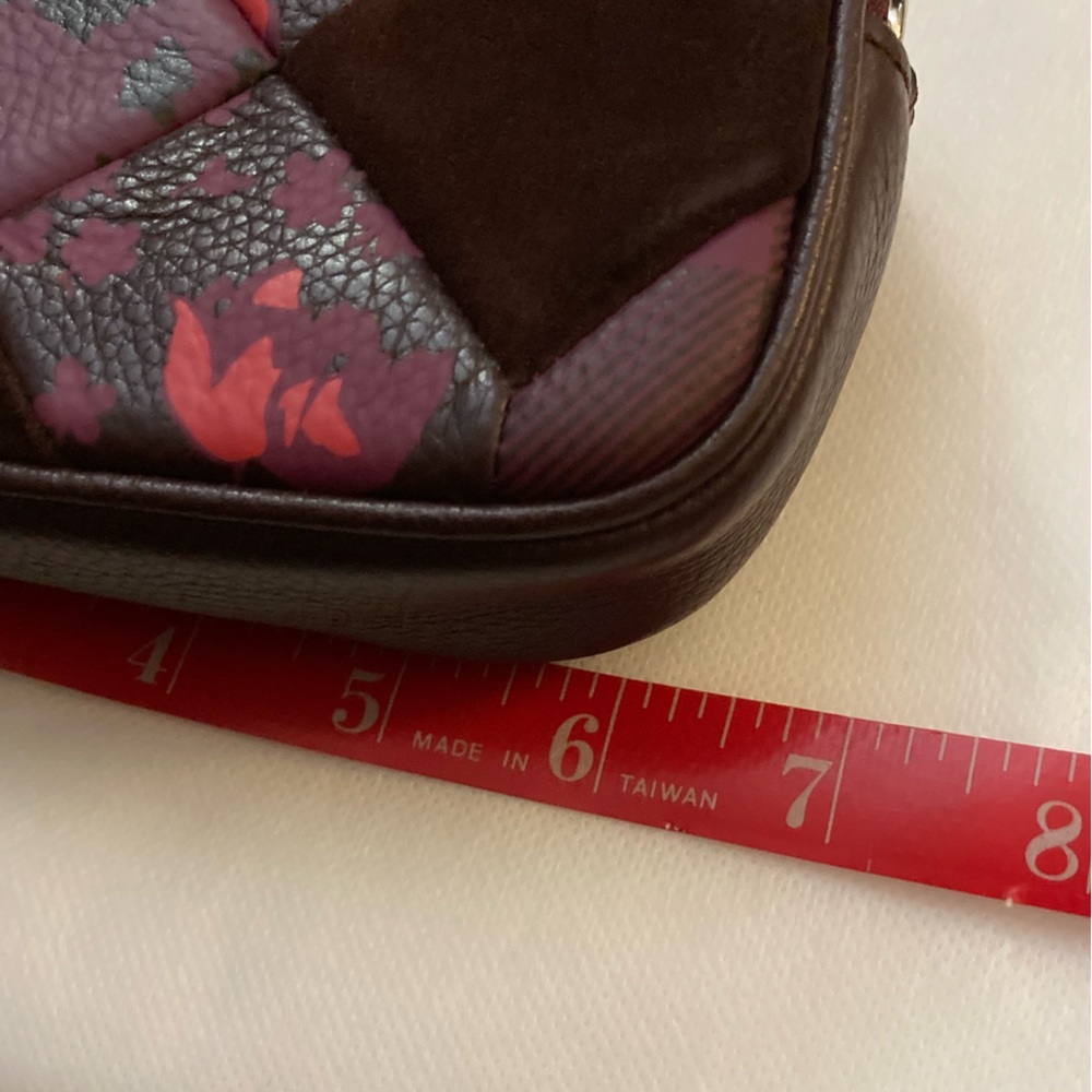2015 Coach Oxblood Patchwork Crossbody Bag - Picture 11 of 13